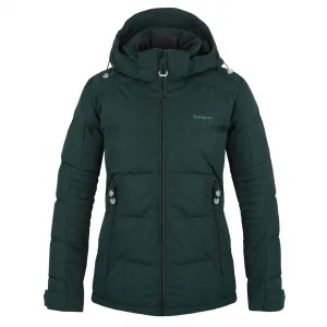 Husky  Norel L dark green, M Dámska plnená zimná bunda