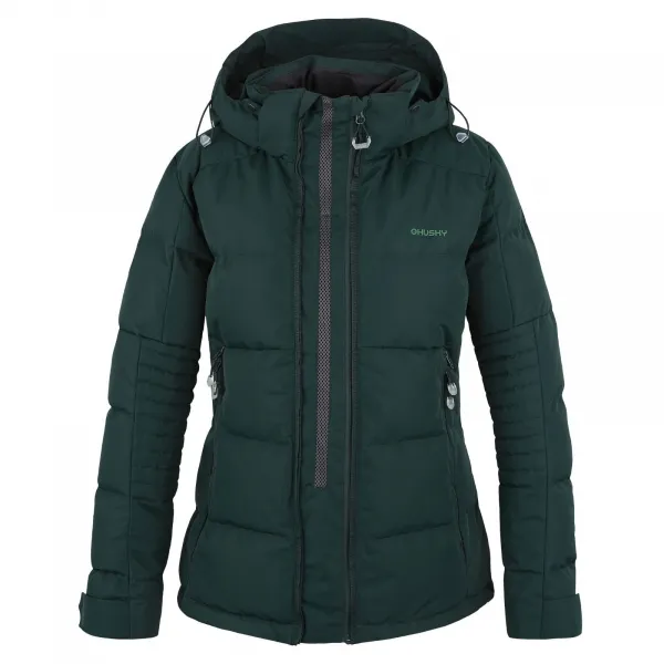 Husky  Norel L dark green, M Dámska plnená zimná bunda
