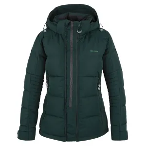 Husky  Norel L dark green, M Dámska plnená zimná bunda