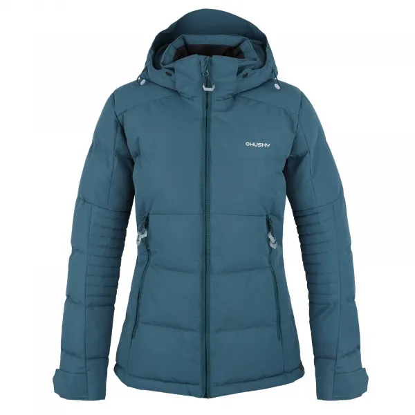 Husky  Norel L dark green, M Dámska plnená zimná bunda