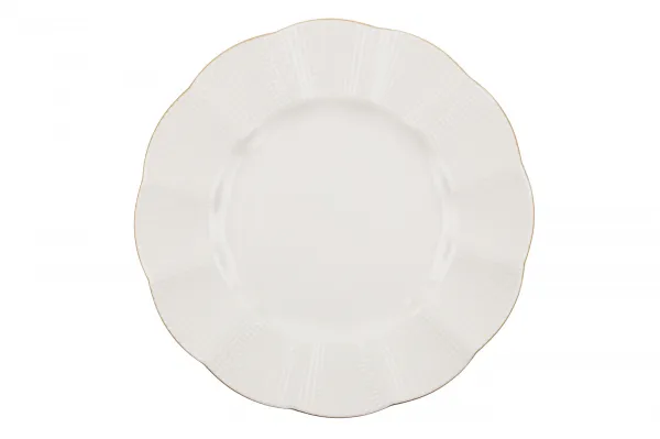 Hermia Porcelánová sada 24 ks talířů Creamy Gold bílá/zlatá