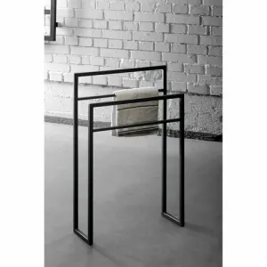 SKA stojan na uteráky 550x790x200mm, čierna mat SKA301