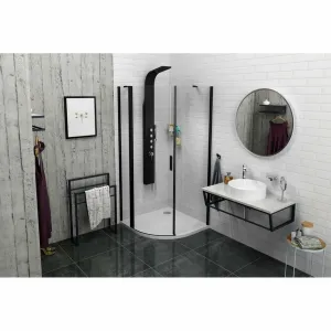 SKA stojan na uteráky 550x790x200mm, čierna mat SKA301