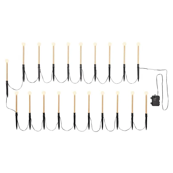 Weltbild LED zápich Bambus, 20 ks