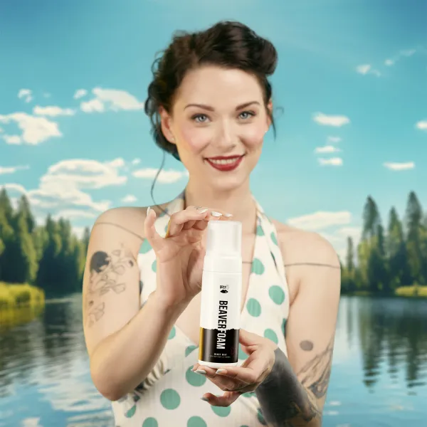 Busy B Chladivá intímna pena na bobra Mindy Mint