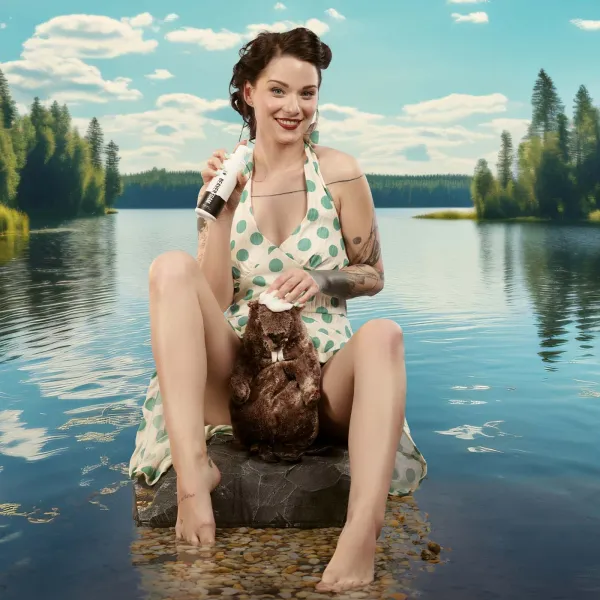 Busy B Chladivá intímna pena na bobra Mindy Mint