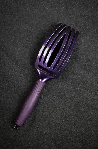 Olivia Garden Fingerbrush Midnight Desert plochá kefa odstín Amethyst 27 cm