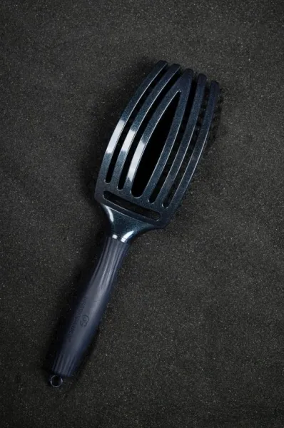 Olivia Garden Fingerbrush Midnight Desert plochá kefa odstín Saphire 27 cm