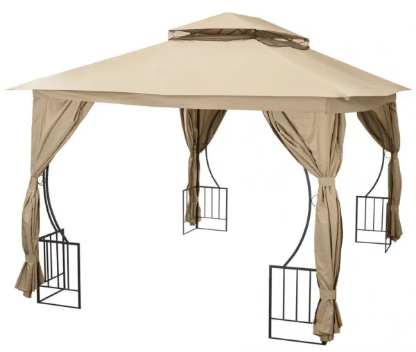 Záhradný altánok Outsunny s moskytiérou 3x3m BEIGE