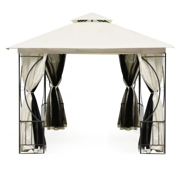 Záhradný altánok Outsunny s moskytiérou 3x3m BEIGE