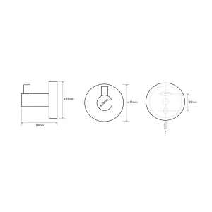 SAPHO - X-STEEL háček, nerez mat XS201