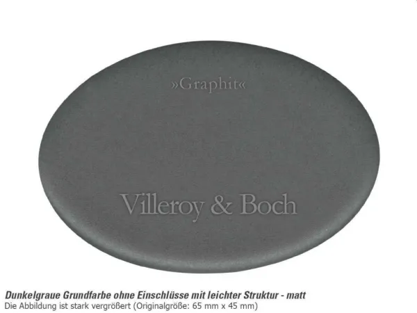 VILLEROY & BOCH VILLEROY & BOCH - Keramický drez Subway 50 SU Graphit podstavný 440 x 440 bez excentra 332501i4