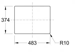 VILLEROY & BOCH VILLEROY & BOCH - Keramický drez Subway 60 SU Graphit podstavný 545 x 440 bez excentra 331001i4