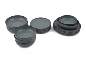 ASIR Porcelánová jedálenská súprava (16 ks) tyrkysová