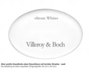 VILLEROY & BOCH VILLEROY & BOCH - Keramický drez Siluet 60 Stone white nástavný 1000 x 510 bez excentra 333601RW