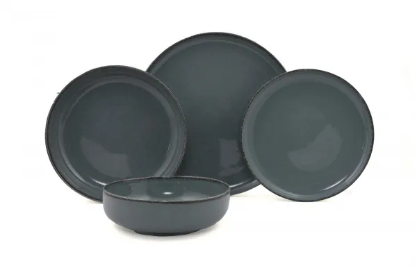 ASIR Porcelánová jedálenská súprava (16 ks) tyrkysová