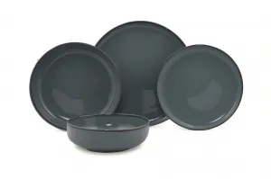 ASIR Porcelánová jedálenská súprava (16 ks) tyrkysová