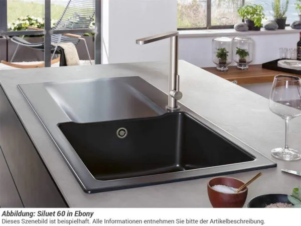 VILLEROY & BOCH VILLEROY & BOCH - Keramický drez Siluet 60 Stone white nástavný 1000 x 510 bez excentra 333601RW