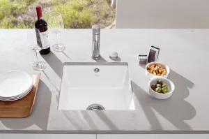 VILLEROY & BOCH VILLEROY & BOCH - Keramický drez Subway 50 SU White alpin podstavný 440 x 440 bez excentra 332501R1