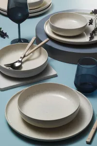 ASIR Porcelánová jedálenská súprava (18 ks) krémová