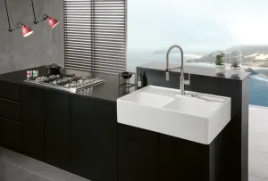 VILLEROY & BOCH VILLEROY & BOCH - Keramický drez Double-bowl sink Stone white modulový 895 x 630 x 220 bez excentra 632391RW