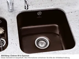 VILLEROY & BOCH VILLEROY & BOCH - Keramický drez Cisterna 50 Cream podstavný 445 x 445 bez excentru 670301KR