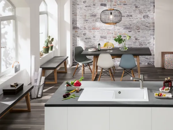 VILLEROY & BOCH VILLEROY & BOCH - Keramický drez Subway Style 50 Stone white nástavný 900 x 510 bez excentru 335101RW