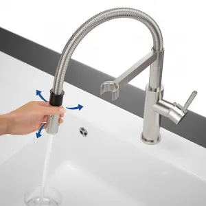 VILLEROY & BOCH VILLEROY & BOCH - Drezová batéria Steel Expert 2.0, odnímateľná sprcha, nerez 928000LC