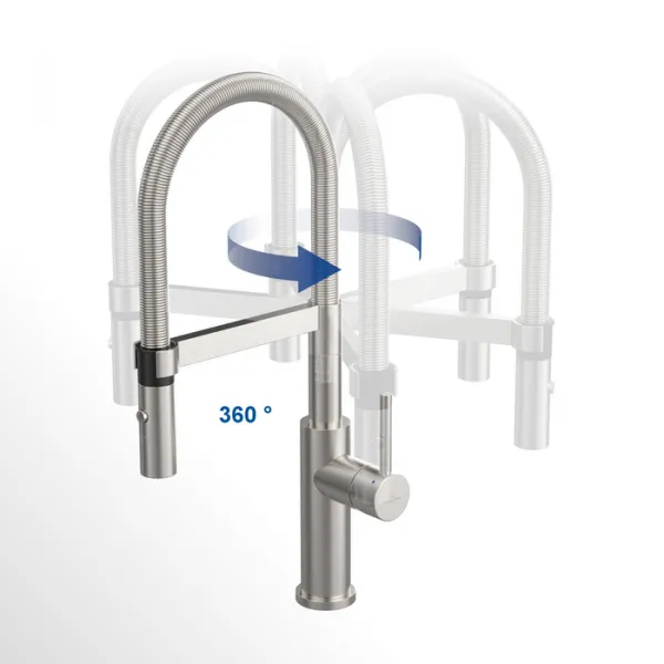 VILLEROY & BOCH VILLEROY & BOCH - Drezová batéria Steel Expert 2.0, odnímateľná sprcha, nerez 928000LC