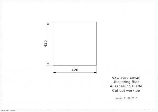 Reginox Nerezový drez Reginox New York 40x40, R35122, Copper Rose R35122