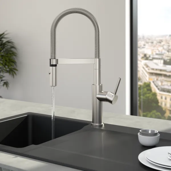 VILLEROY & BOCH VILLEROY & BOCH - Drezová batéria Steel Expert 2.0, odnímateľná sprcha, nerez 928000LC