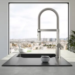 VILLEROY & BOCH VILLEROY & BOCH - Drezová batéria Steel Expert 2.0, odnímateľná sprcha, nerez 928000LC