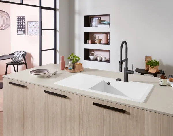 VILLEROY & BOCH VILLEROY & BOCH - Keramický drez Subway Style 60 Stone white nástavný 1000 x 510 bez excentru 336101RW