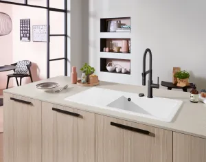 VILLEROY & BOCH VILLEROY & BOCH - Keramický drez Subway Style 60 Stone white nástavný 1000 x 510 bez excentru 336101RW