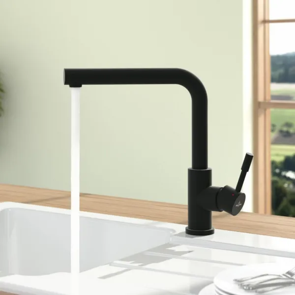 VILLEROY & BOCH VILLEROY & BOCH - Drezová batéria Villeroy & Boch Steel Shower, 96970106, Matt Black 96970106
