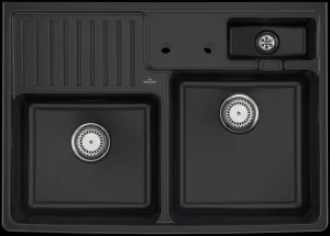 VILLEROY & BOCH VILLEROY & BOCH - Keramický drez Villeroy & Boch modulový, 632391R7, Pure Black 632391R7