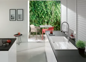 VILLEROY & BOCH VILLEROY & BOCH - Keramický drez Architectura 50 White alpin nástavný 860 x 510 bez excentra 335001R1