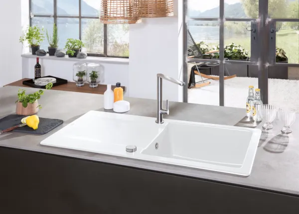 VILLEROY & BOCH VILLEROY & BOCH - Keramický drez Villeroy & Boch Siluet 50, 333501R1 White Alpin 333501R1