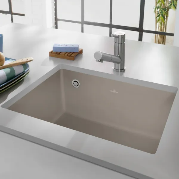 VILLEROY & BOCH VILLEROY & BOCH - Keramický drez Villeroy & Boch podstavný Subway 60 SU, 331001TR, Timber 331001TR