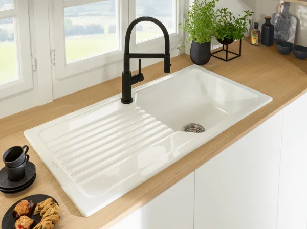 VILLEROY & BOCH VILLEROY & BOCH - Keramický drez Villeroy & Boch Linara 60, 338601TR Timber 338601TR