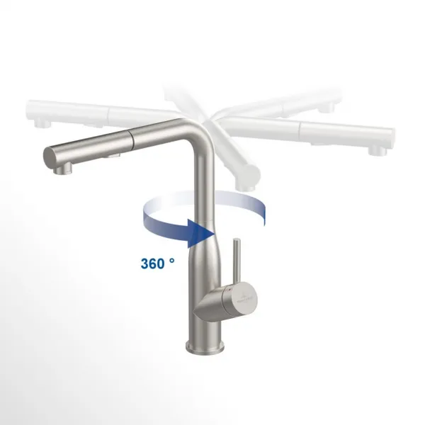 VILLEROY & BOCH VILLEROY & BOCH - Drezová batéria Villeroy & Boch Subway Style Shower, 92850006, Matt Black 92850006
