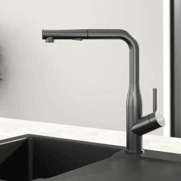 VILLEROY & BOCH VILLEROY & BOCH - Drezová batéria Villeroy & Boch Subway Style Shower, 92850005, antracit 92850005