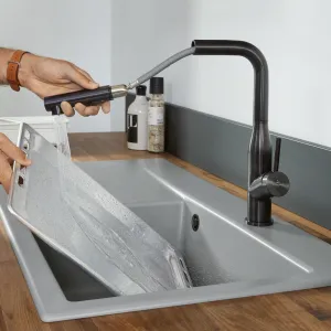 VILLEROY & BOCH VILLEROY & BOCH - Drezová batéria Villeroy & Boch Subway Style Shower, 92850005, antracit 92850005