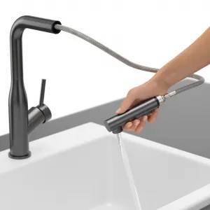 VILLEROY & BOCH VILLEROY & BOCH - Drezová batéria Villeroy & Boch Subway Style Shower, 92850005, antracit 92850005