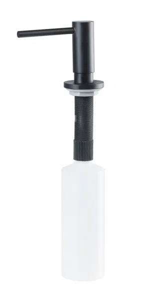 Dávkovač mydla Reginox R35450, Jet Black / čierny R35450