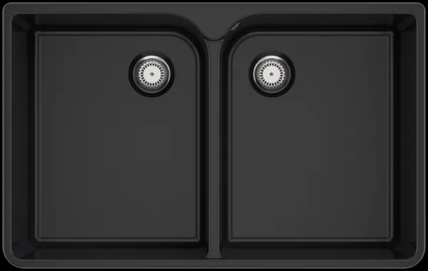 VILLEROY & BOCH VILLEROY & BOCH - Keramický drez Villeroy & Boch Farmhouse 80 X, 638001R7, Pure Black 638001R7