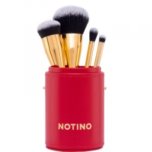 Notino Gift Set Make-up Brushes and Sponge Gift Set sada štetcov s puzdrom