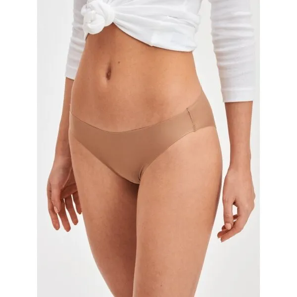 GAP NO SHOW BIKINI 3PK Dámske nohavičky, béžová, veľkosť