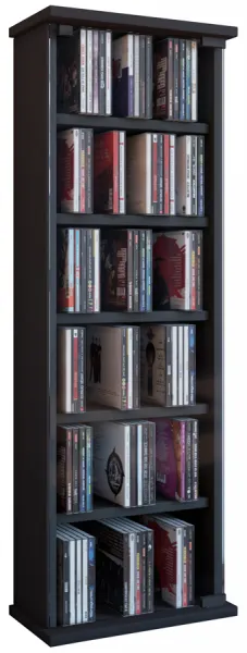 CD Regál Vetro čierny