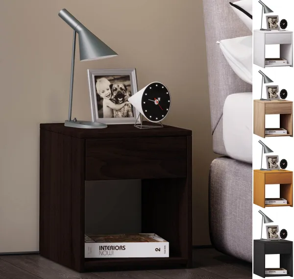 VCM Noční stolek Sledo Mini, bílý